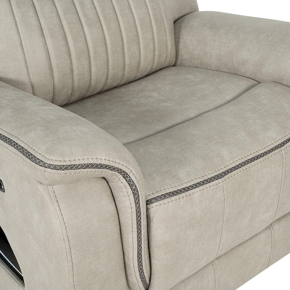 Furniture of America - Arturus - Power Recliner - Light Brown - NX6061LB-CH-PM view 11