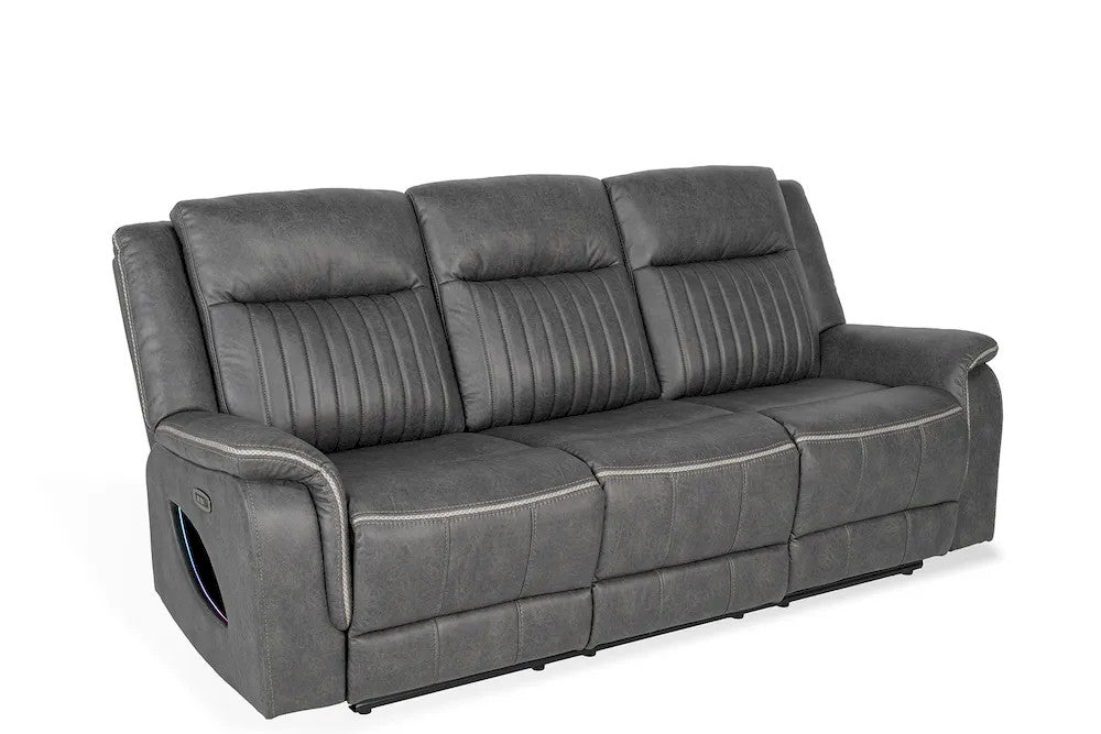 Furniture of America - Arturus - Power Sofa - Dark Gray - NX6061DG-SF-PM view 3