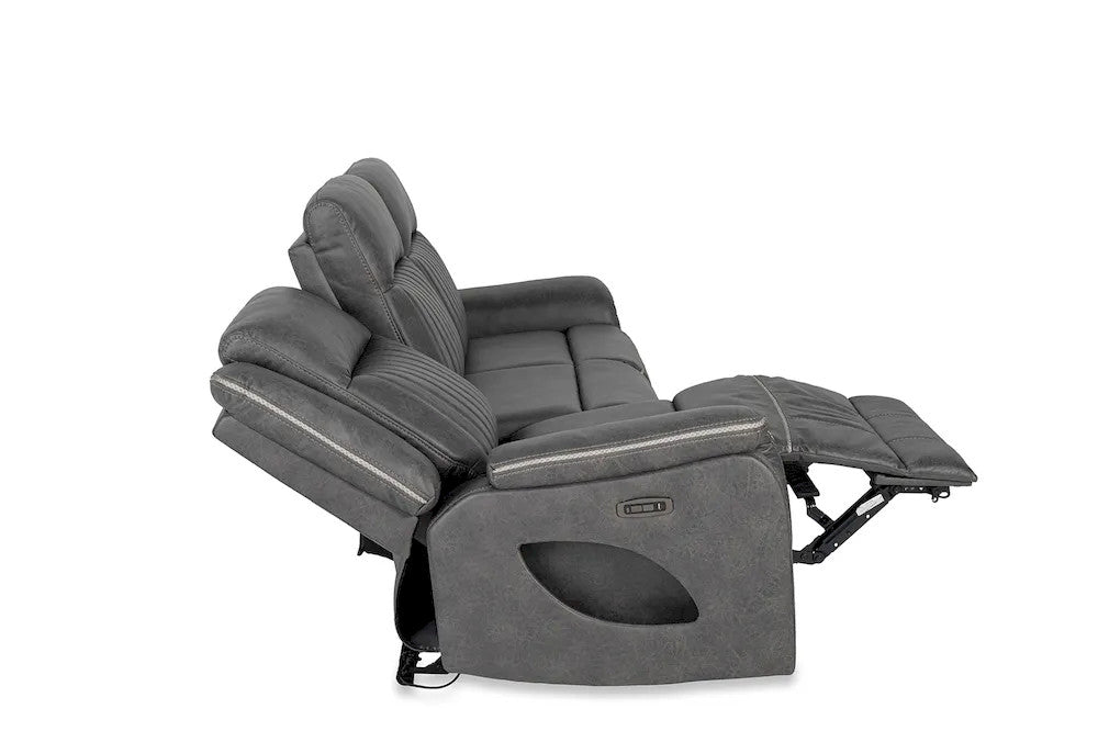 Furniture of America - Arturus - Power Sofa + Loveseat - Dark Gray - NX6061DG-PM-2PC view 7