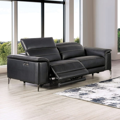 Furniture of America - Ascona Power Sofa in Black - CM9927BK-SF-PM View 1