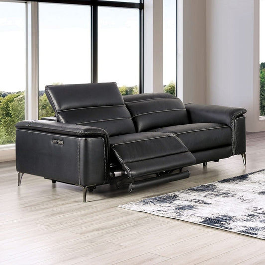 Furniture of America - Ascona Power Sofa in Black - CM9927BK-SF-PM View 1