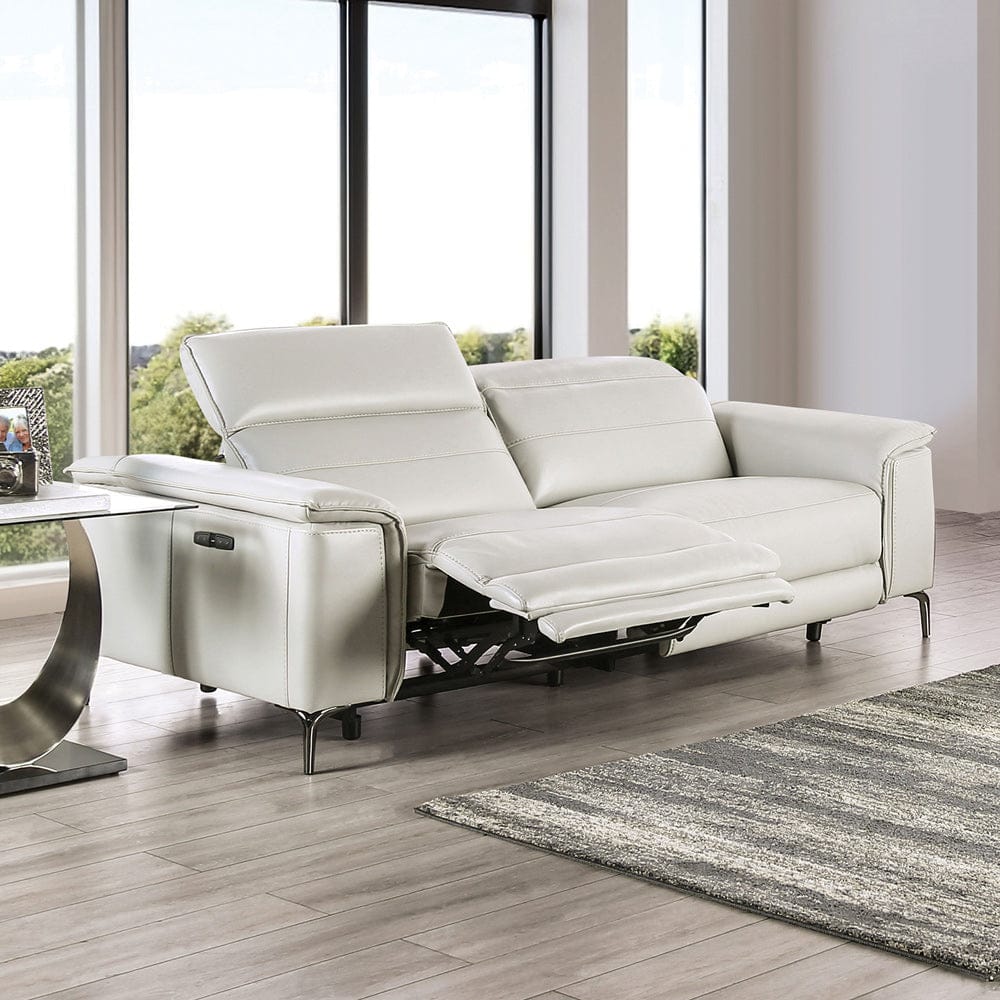 Furniture of America - Ascona Power Sofa in Light Taupe - CM9927FG-SF-PM View 1