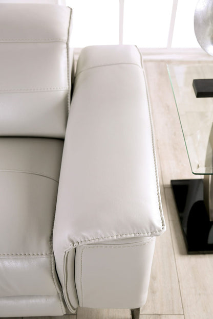 Furniture of America - Ascona Power Sofa + Loveseat in Light Taupe - CM9927FG-PM-2PC View 3