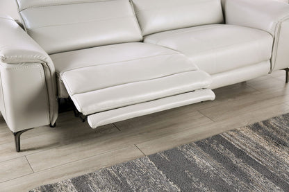 Furniture of America - Ascona Power Sofa + Loveseat in Light Taupe - CM9927FG-PM-2PC View 4