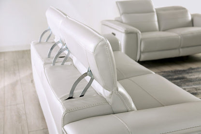 Furniture of America - Ascona Power Sofa + Loveseat in Light Taupe - CM9927FG-PM-2PC View 6