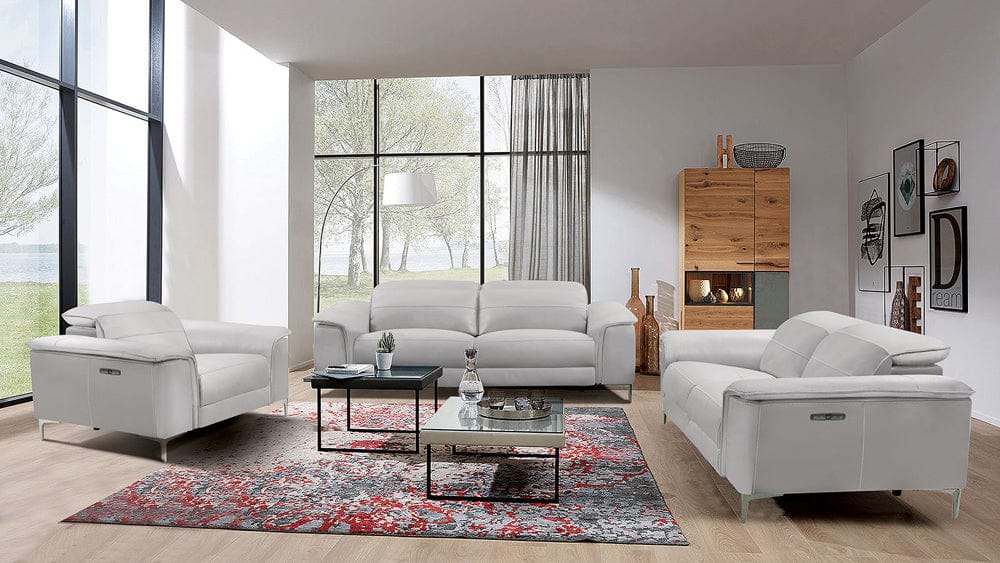 Furniture of America - Ascona Power Sofa + Loveseat in Light Taupe - CM9927FG-PM-2PC View 7