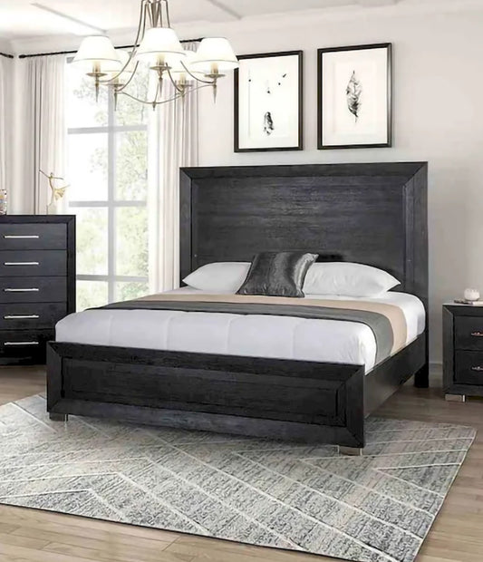 Furniture of America - Ashbourne - Cal.King Bed, Black - FM7415BK-CK-BED view 1