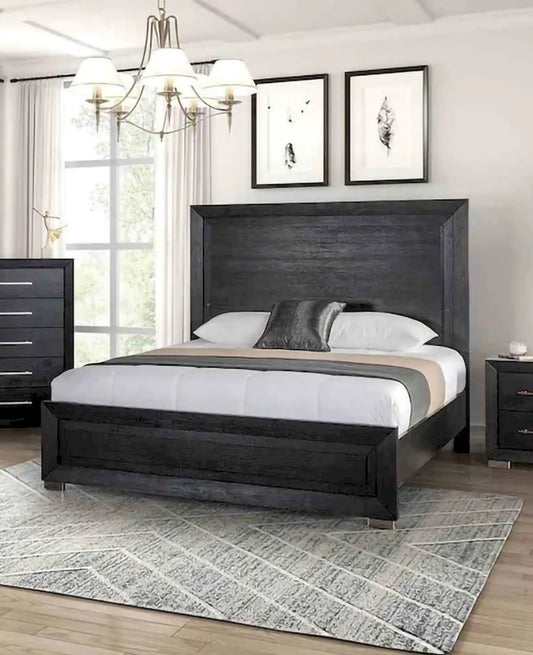 Furniture of America - Ashbourne - E.King Bed, Black - FM7415BK-EK-BED view 1