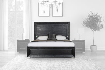 Furniture of America - Ashbourne Queen Bed in Black - FM7415BK-Q-BED View 1