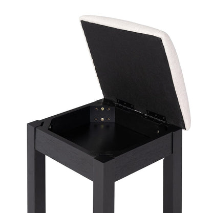 Furniture of America - Ashbourne Vanity Set w/ Stool in Black - FM7415BK-V-SET View 5
