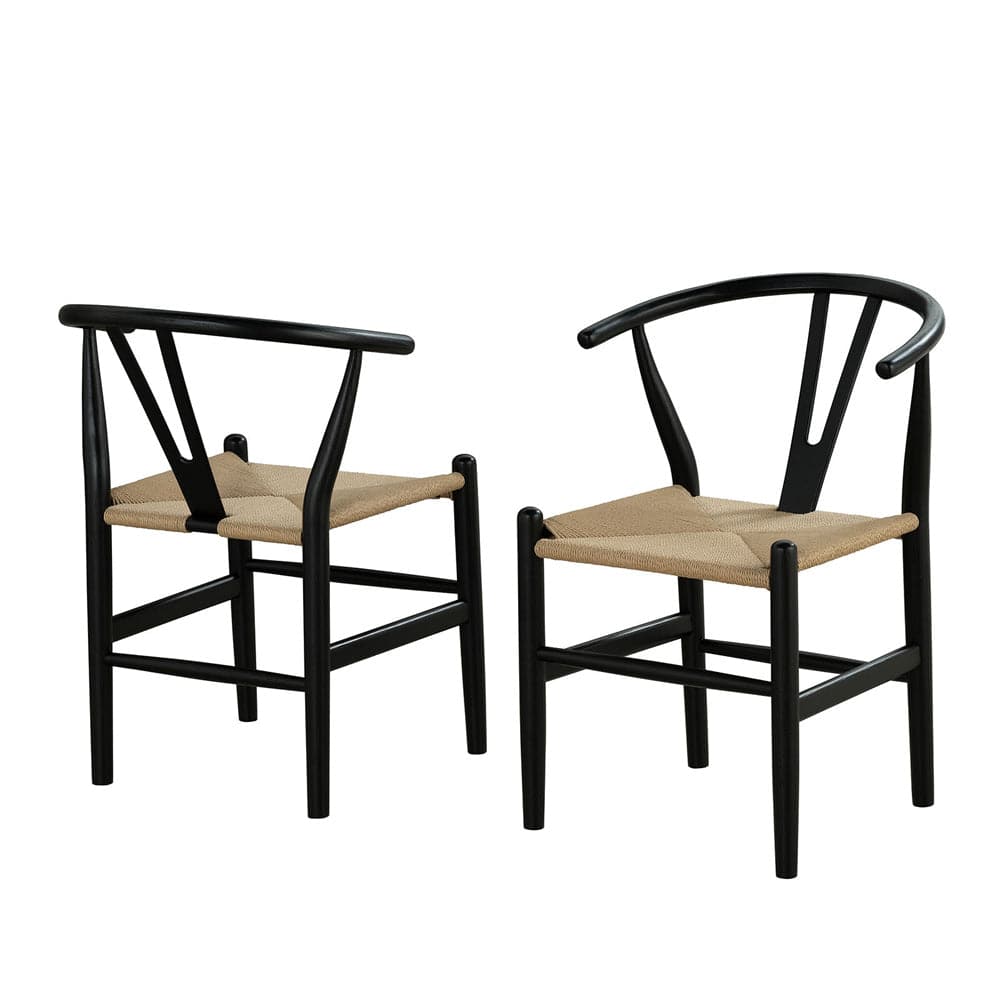 Furniture of America - Assentoft Side Chair (2PC/CTN) in Black - FM34002BK-SC-2PK View 1
