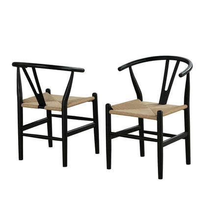 Furniture of America - Assentoft Side Chair (2PC/CTN) in Black - FM34002BK-SC-2PK View 1