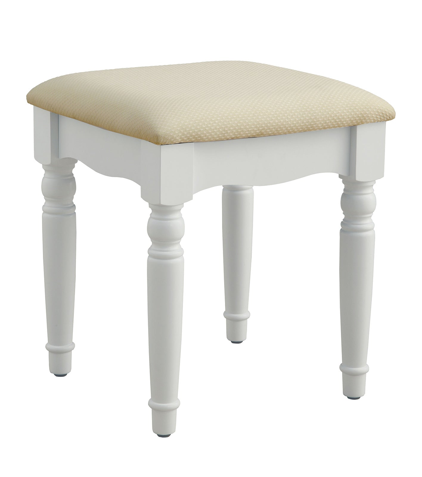 Furniture of America - Athy Vanity w/ Stool in White - CM-DK6848WH View 4