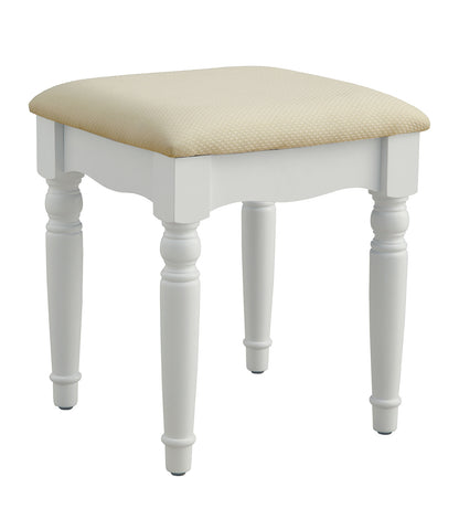 Furniture of America - Athy Vanity w/ Stool in White - CM-DK6848WH View 4