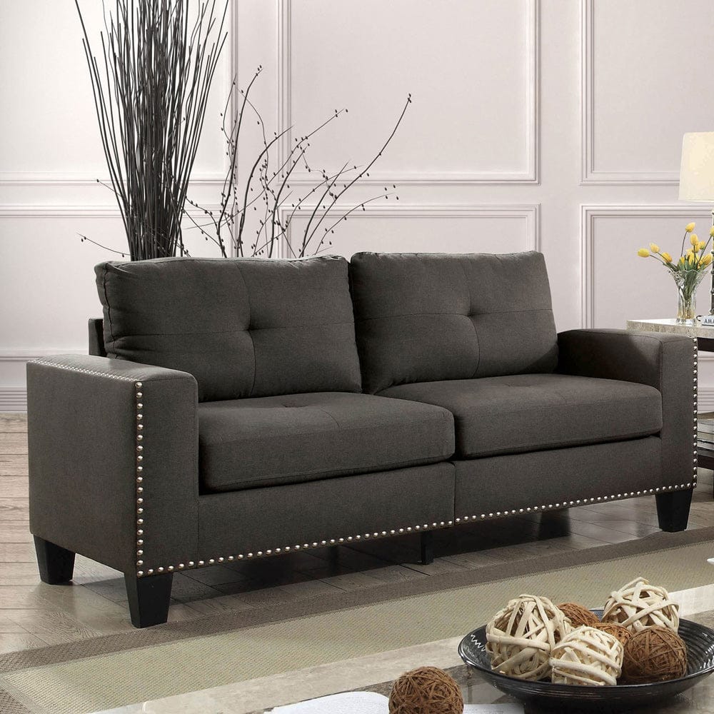 Furniture of America - Attwell Sofa in Gray - CM6594-SF-VN View 1