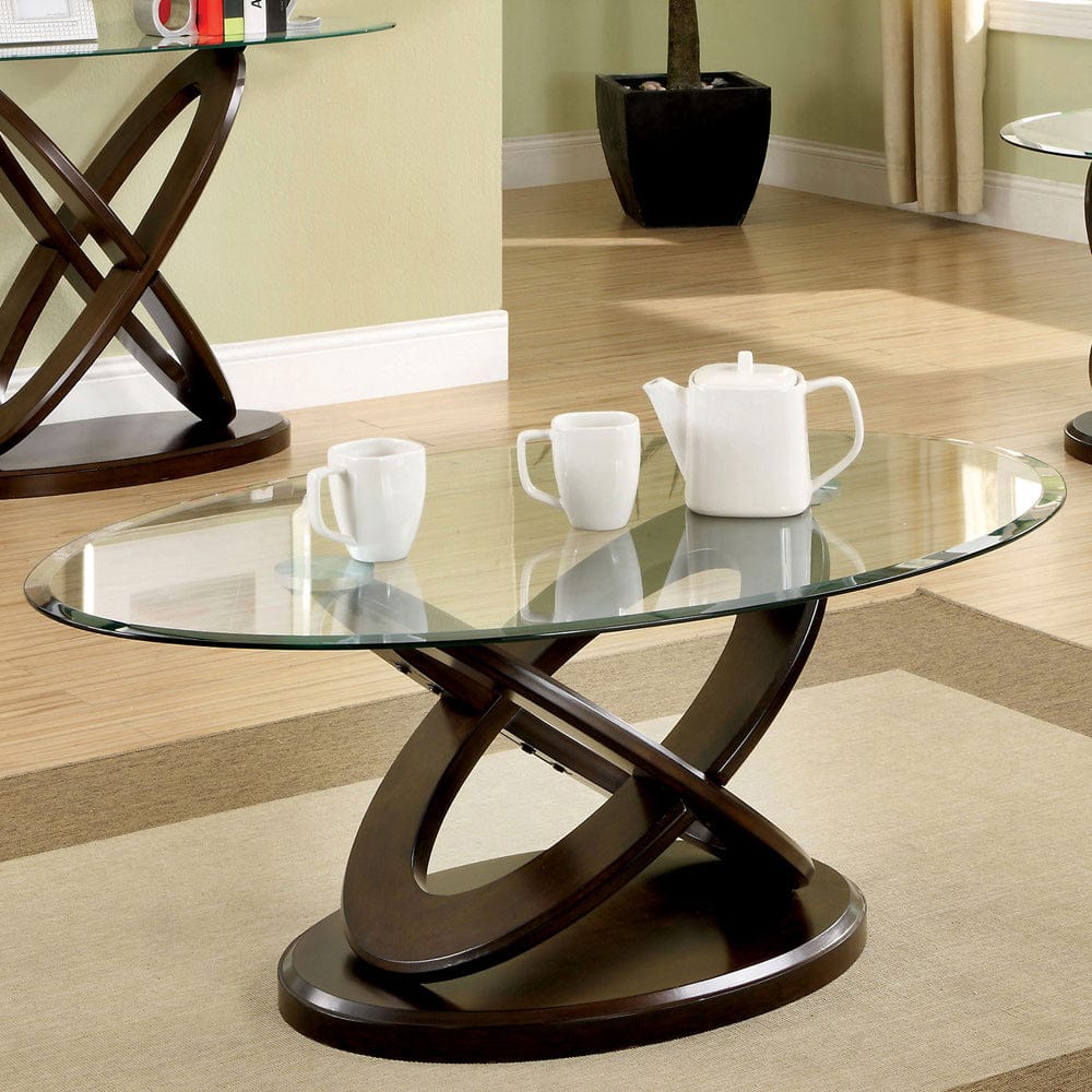 Furniture of America - Atwood Ii Coffee Table in Dark Walnut - CM4401C View 1