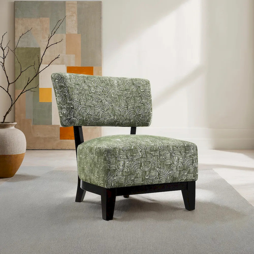 Furniture of America - Aveni - Accent Chair, Green - FM-AC6008GR view 2