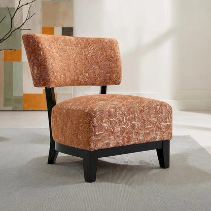 Furniture of America - Aveni - Accent Chair, Rustic Orange - FM-AC6008OR view 1