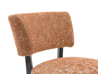 Furniture of America - Aveni - Accent Chair, Rustic Orange - FM-AC6008OR view 5
