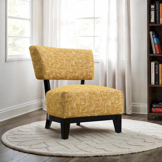 Furniture of America - Aveni - Accent Chair, Yellow - FM-AC6008YL view 2