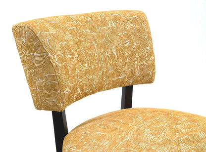 Furniture of America - Aveni - Accent Chair, Yellow - FM-AC6008YL view 5