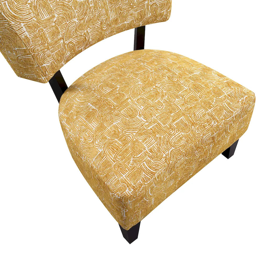 Furniture of America - Aveni - Accent Chair, Yellow - FM-AC6008YL view 6