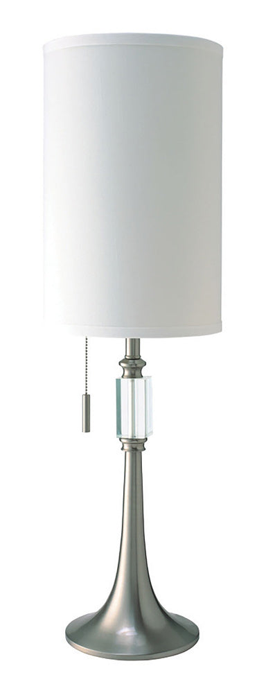 Furniture of America - Aya Table Lamp in White/Silver - L731182T View 1