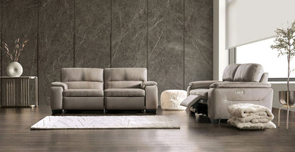 Furniture of America - Balderico Power Sofa + Loveseat in Taupe - FM90001TP-PM-2PC View 1