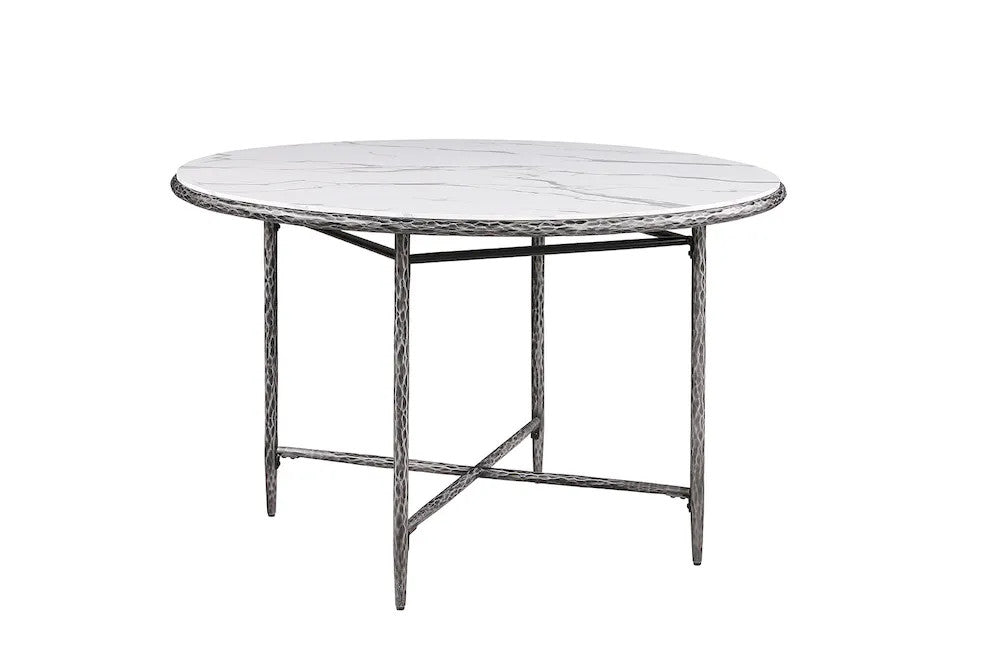Furniture of America - Balvi - Round Dining Table - Gunmetal - FM37012GY-RT-3A view 1