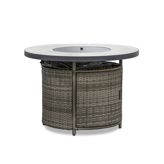 Furniture of America - Barbuda Fire Pit Table in Gray - GM-1045 View 1