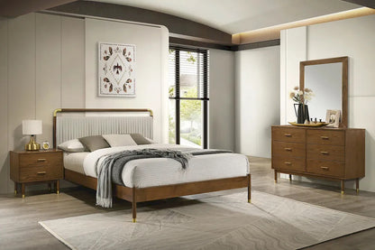 Furniture of America - Bardot - 5 Pc. Queen Bedroom Set w/ 2NS - FM72033WN-Q-5PC-CHE view 1