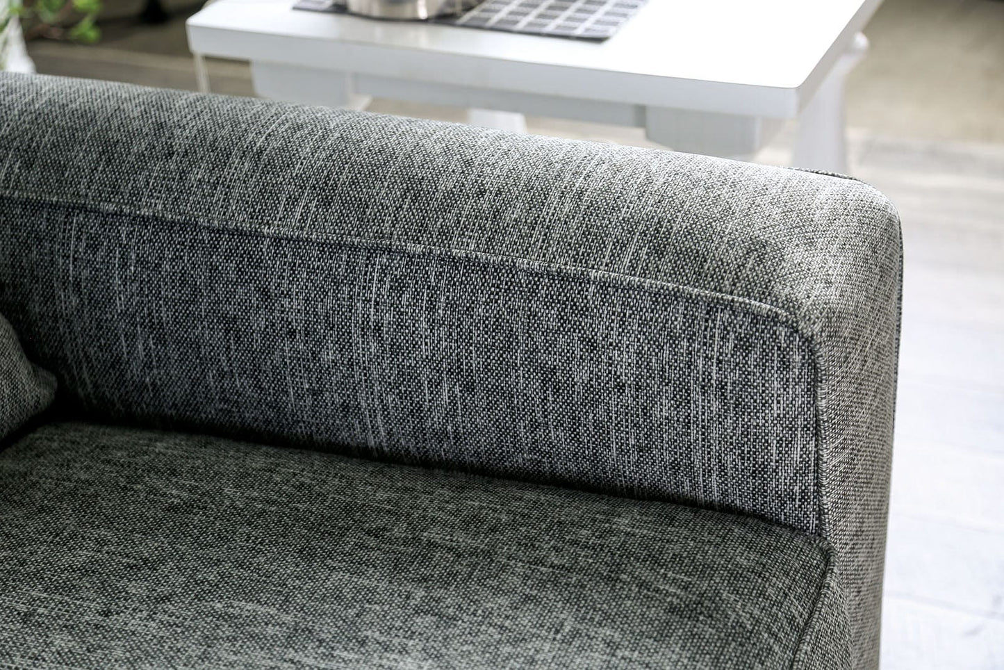Furniture of America - Basie Sofa + Loveseat in Gray - SM5156-2PC View 3