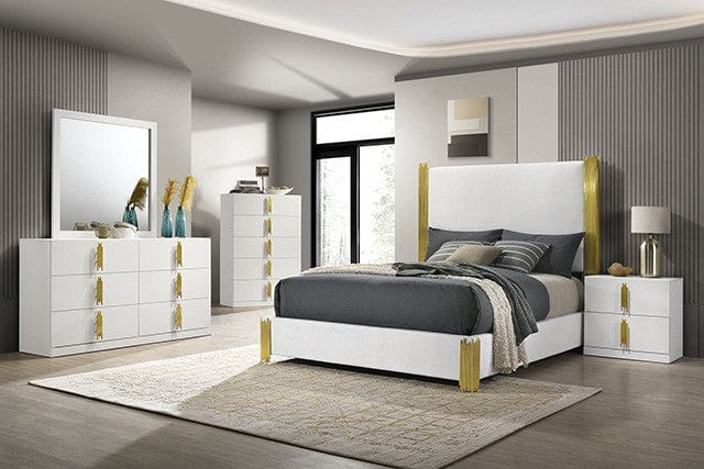 Furniture of America - Basildon Chest in White/Gold - FM7271WH-C View 3