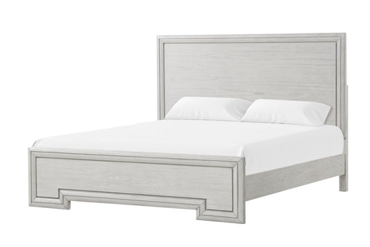 Furniture of America - Basilone 5 Pc. Queen Bedroom Set w/ Chest in Rustic White - FM7440WH-Q-5PC-CHEST View 2