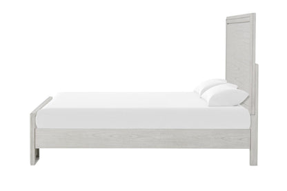 Furniture of America - Basilone 5 Pc. Queen Bedroom Set w/ Chest in Rustic White - FM7440WH-Q-5PC-CHEST View 4