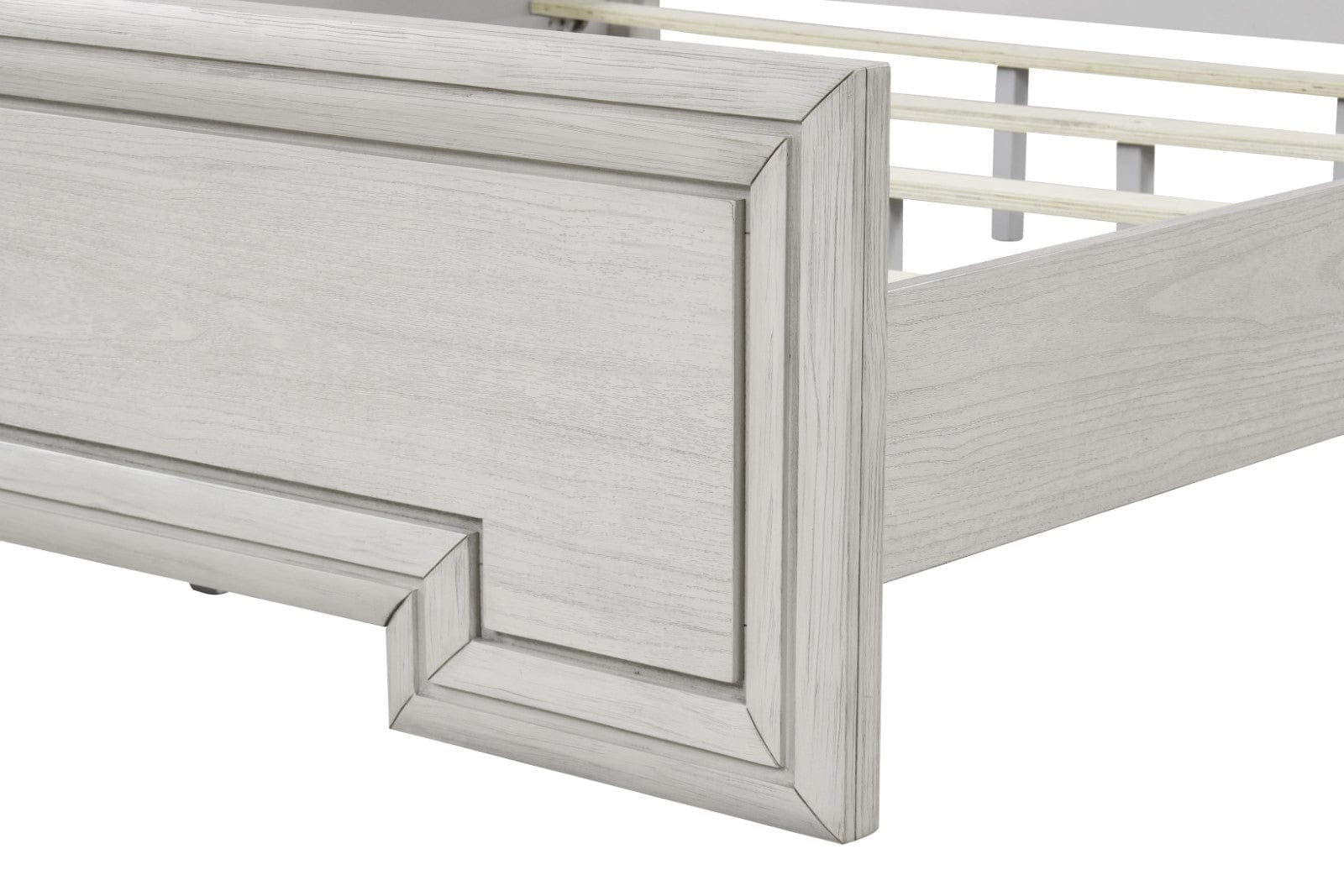 Furniture of America - Basilone 5 Pc. Queen Bedroom Set w/ Chest in Rustic White - FM7440WH-Q-5PC-CHEST View 5