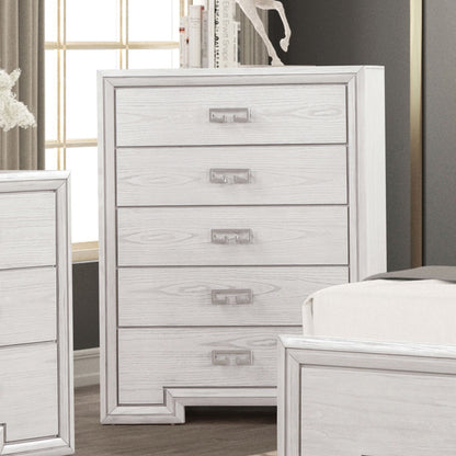 Furniture of America - Basilone Chest in Rustic White - FM7440WH-C View 1