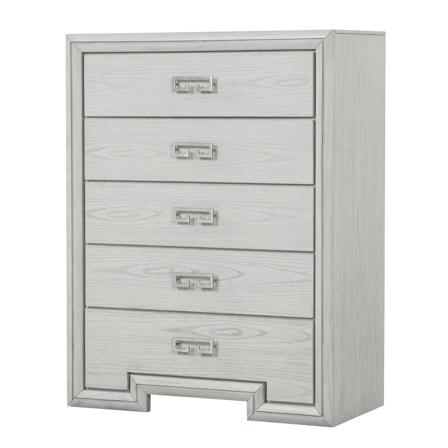 Furniture of America - Basilone Chest in Rustic White - FM7440WH-C View 2