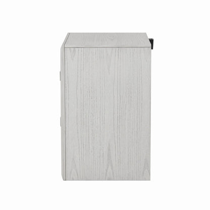 Furniture of America - Basilone Nightstand in Rustic White - FM7440WH-N View 3