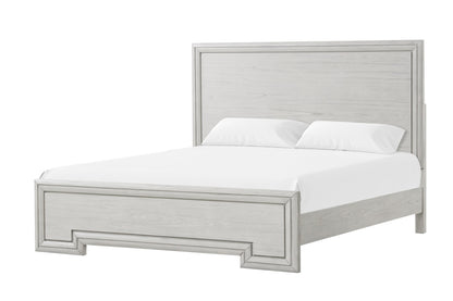 Furniture of America - Basilone Queen Bed in Rustic White - FM7440WH-Q-BED View 1