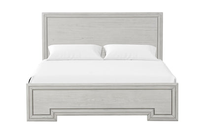 Furniture of America - Basilone Queen Bed in Rustic White - FM7440WH-Q-BED View 2