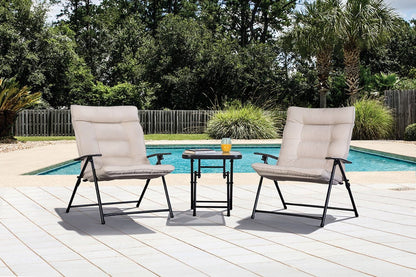 Furniture of America - Bastia 3 Pc. Conversation Set in Beige - LA-A018BG-3PK View 1