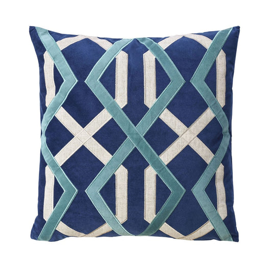 Furniture of America - Bea 20" X 20" Pillow Set of 2 in Indigo - PL8025-2PK View 1