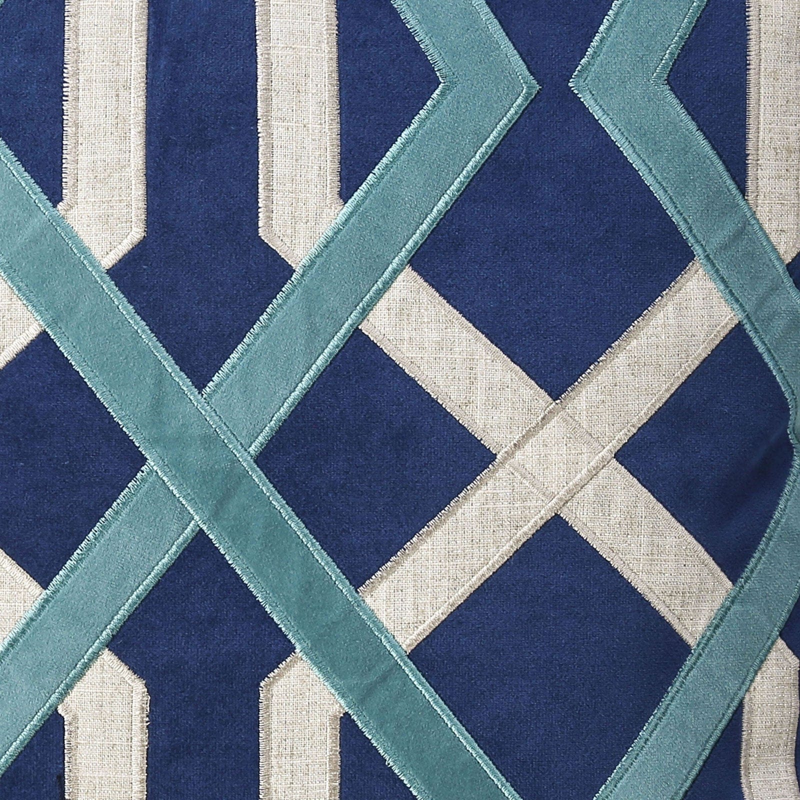 Furniture of America - Bea 20" X 20" Pillow Set of 2 in Indigo - PL8025-2PK View 2