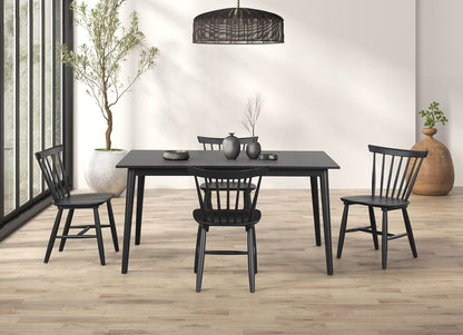 Furniture of America - Beale Dining Table in Black - FM3100BK-T View 4