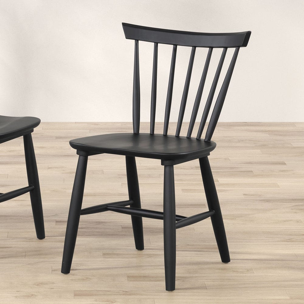 Furniture of America - Beale Side Chair Set of 2 in Black - FM3100BK-SC-2PK View 1