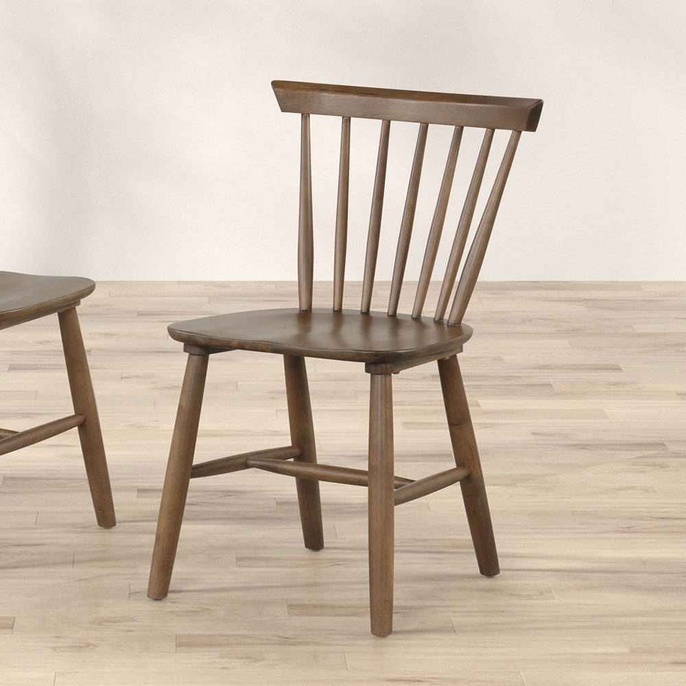 Furniture of America - Beale Side Chair Set of 2 in Walnut - FM3100WN-SC-2PK View 1