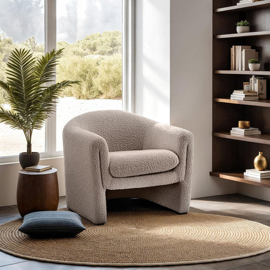 Furniture of America - Bedale Accent Chair in Mushroom - FM-AC8016LB View 1