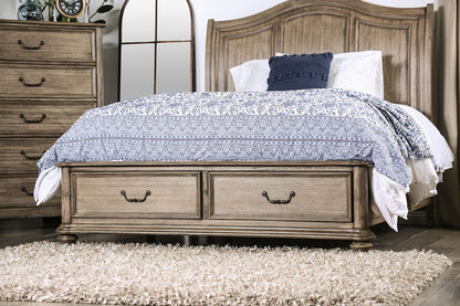 Furniture of America - Belgrade 5 Pc. Queen Bedroom Set w/ Chest in Rustic Natural - CM7613Q-5PC-CHEST View 5