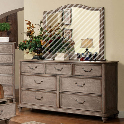 Furniture of America - Belgrade Dresser in Rustic Natural - CM7611D View 1